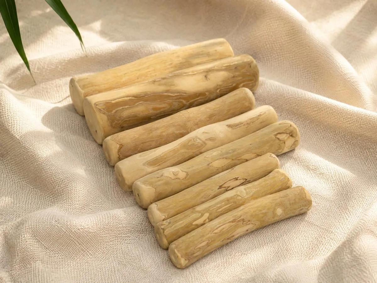 Coffee wood chew sticks in several sizes